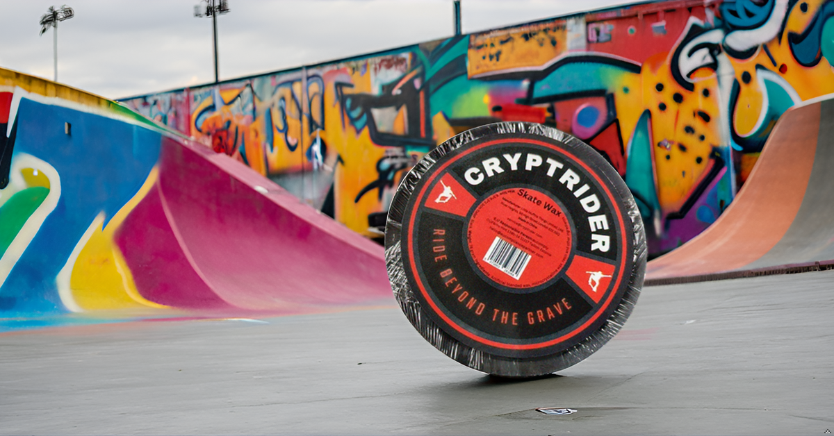 CRYPTRIDER Slide and Grind Skate Wax Skatepark Skateboard Accessories.