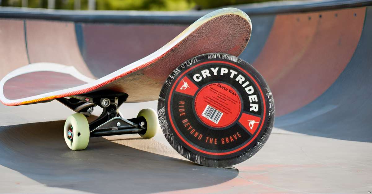 CRYPTRIDER Slide and Grind Skate Wax Skatepark Skateboard Accessories.